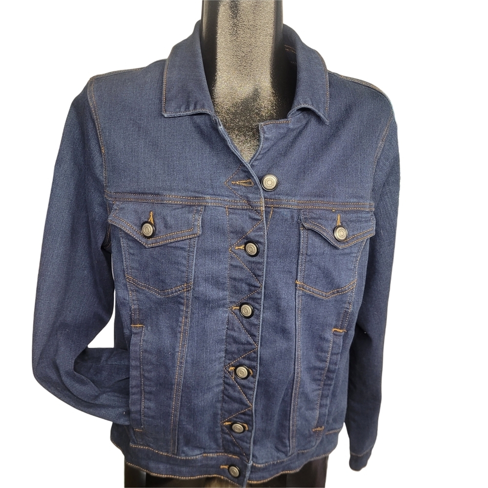 Love & Legend Dark Blue Denim Jacket Size 16